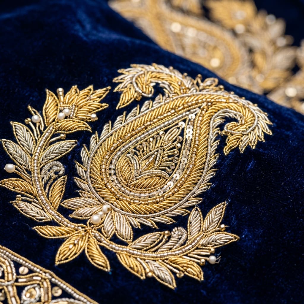 South Asia supplies 50%+ of global luxury embroidery
